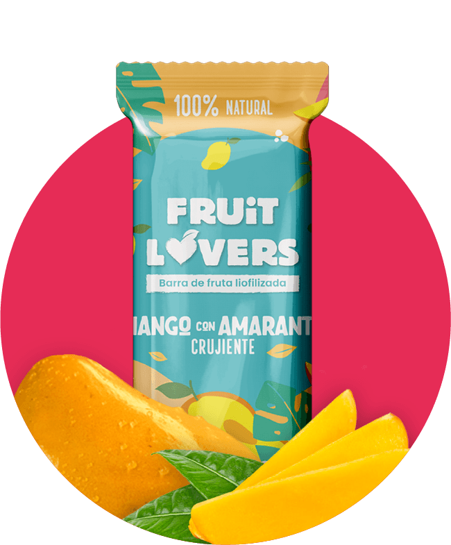 barra de fruta liofilizada de fruit lovers